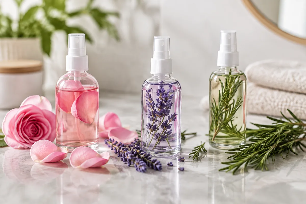 Quel hydrolat choisir pour la peau : rose, lavande ou romarin ?
